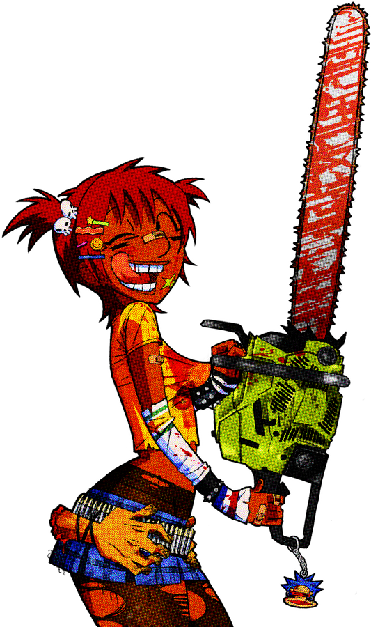 Chainsaw Kate Sticker