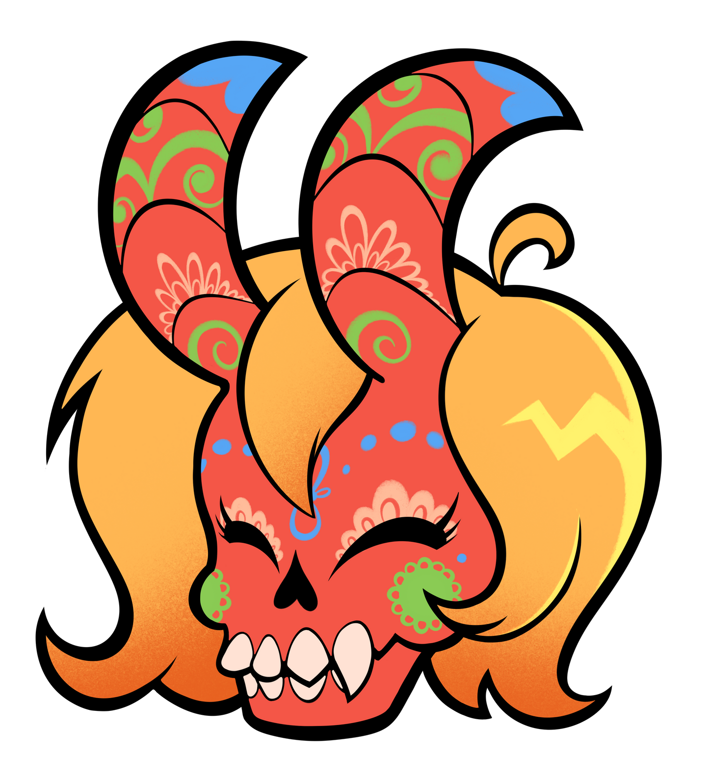 Cassandra Day of The Dead Sticker