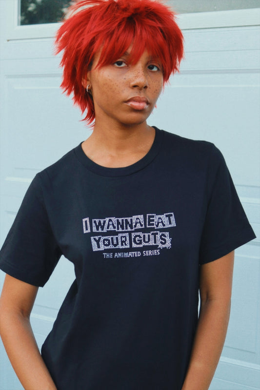 IWEYG Rhinestone Logo Shirt